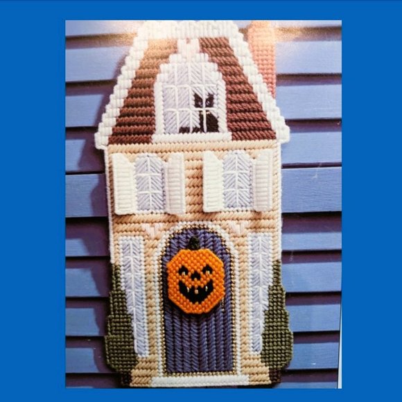 5 Vintage Leasure Arts Craft Leaflets Plastic Canvas Covers Coasters Holiday - Picture 8 of 13